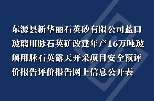 东源县新华丽石英砂有限公司