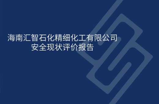 海南汇智石化精细化工有限公司安全现状评价报告